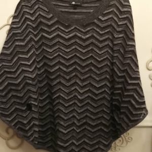 AB Studio Zig Zag Poncho